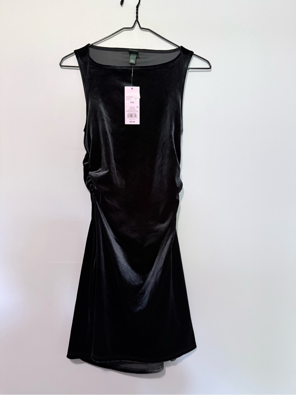 NWT wild fable Black Velvet Dress